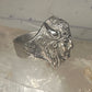 Buffalo headdress ring southwest chief size 10.2 sterling silver men women