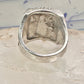 Liberty Ring U S A Bell band Size size 8.75 sterling silver women men