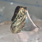 Navajo ring fire agate Heavy size 9.75 sterling silver women men