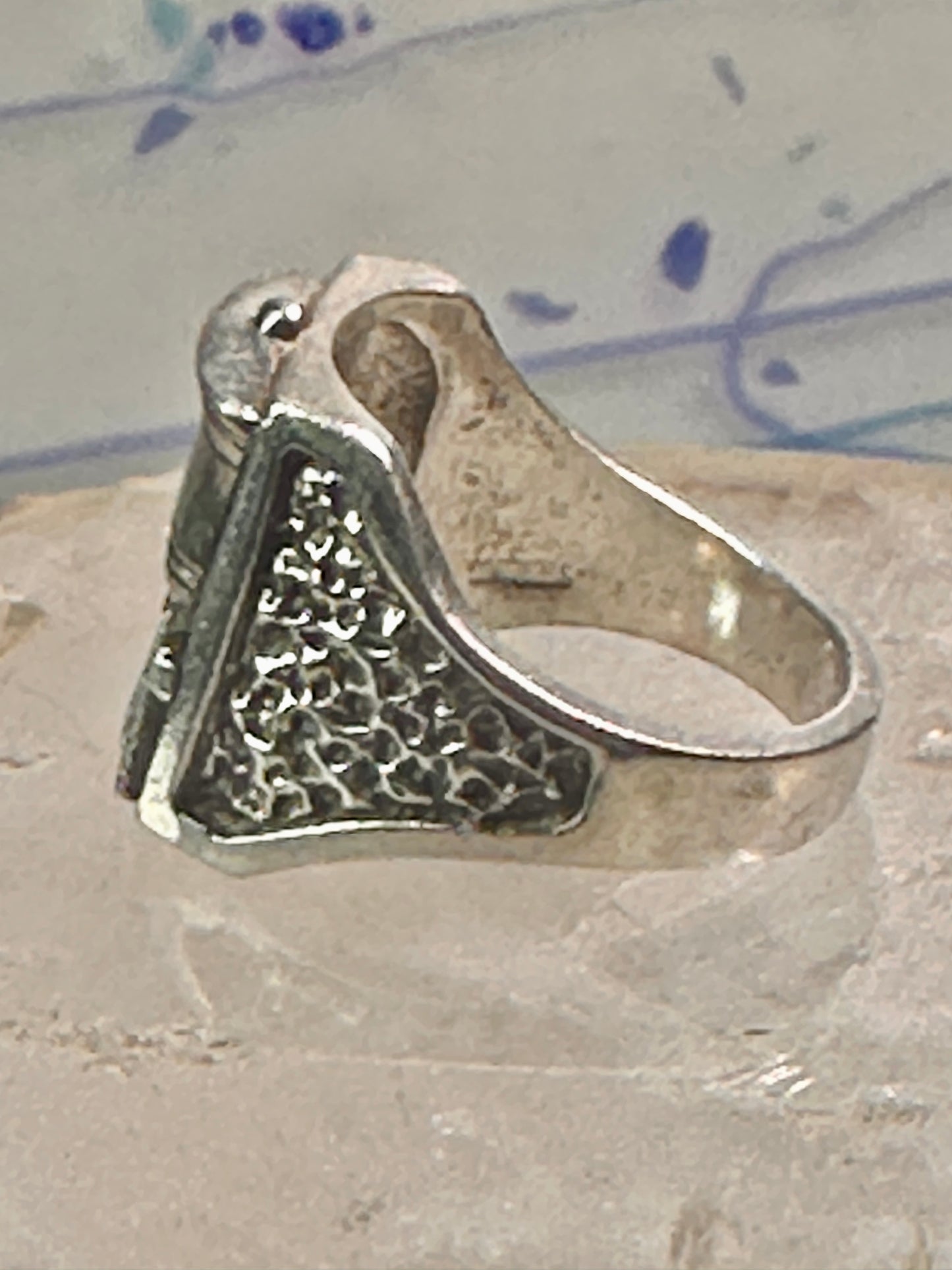 Liberty Ring U S A Bell band Size size 8.75 sterling silver women men