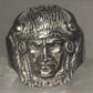 Buffalo headdress ring southwest chief size 10.2 sterling silver men women