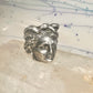 Face ring Mercury Greco Roman Classical face band size 7.50 sterling silver women