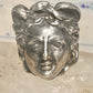 Face ring Mercury Greco Roman Classical face band size 7.50 sterling silver women