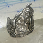 Triton ring biker band sterling silver Sea God Triton merman,the son of sea god Poseidon Amphitrite.