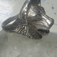 Lion ring biker band size 10.2 sterling silver women men