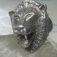 Lion ring biker band size 10.2 sterling silver women men