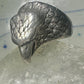 Eagle ring biker band size 12 sterling silver women men