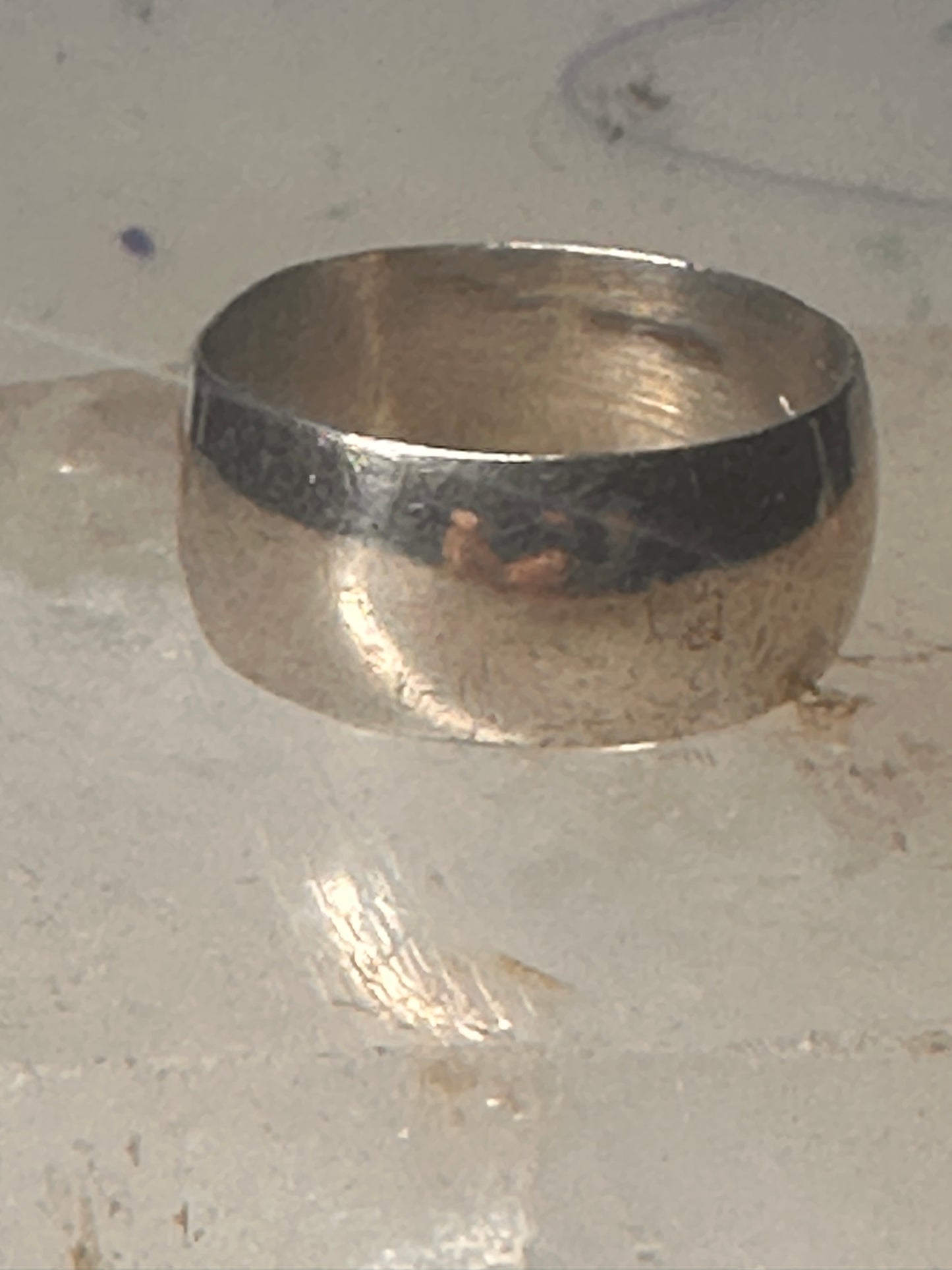 Wedding ring Bell Co band wedding band size 9.75 sterling silver women men&nbsp;