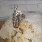 Horse ring marcasites cowgirl southwest Size 5 sterling silver