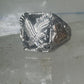 Eagle ring Black Hills Gold onyx band sterling silver women men