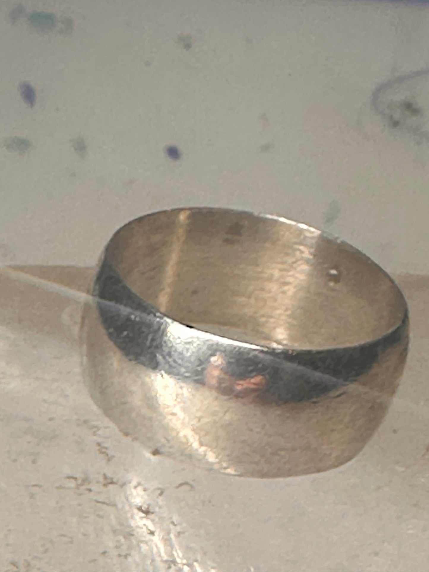 Wedding ring Bell Co band wedding band size 9.75 sterling silver women men&nbsp;
