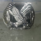 Eagle ring Black Hills Gold onyx band sterling silver women men