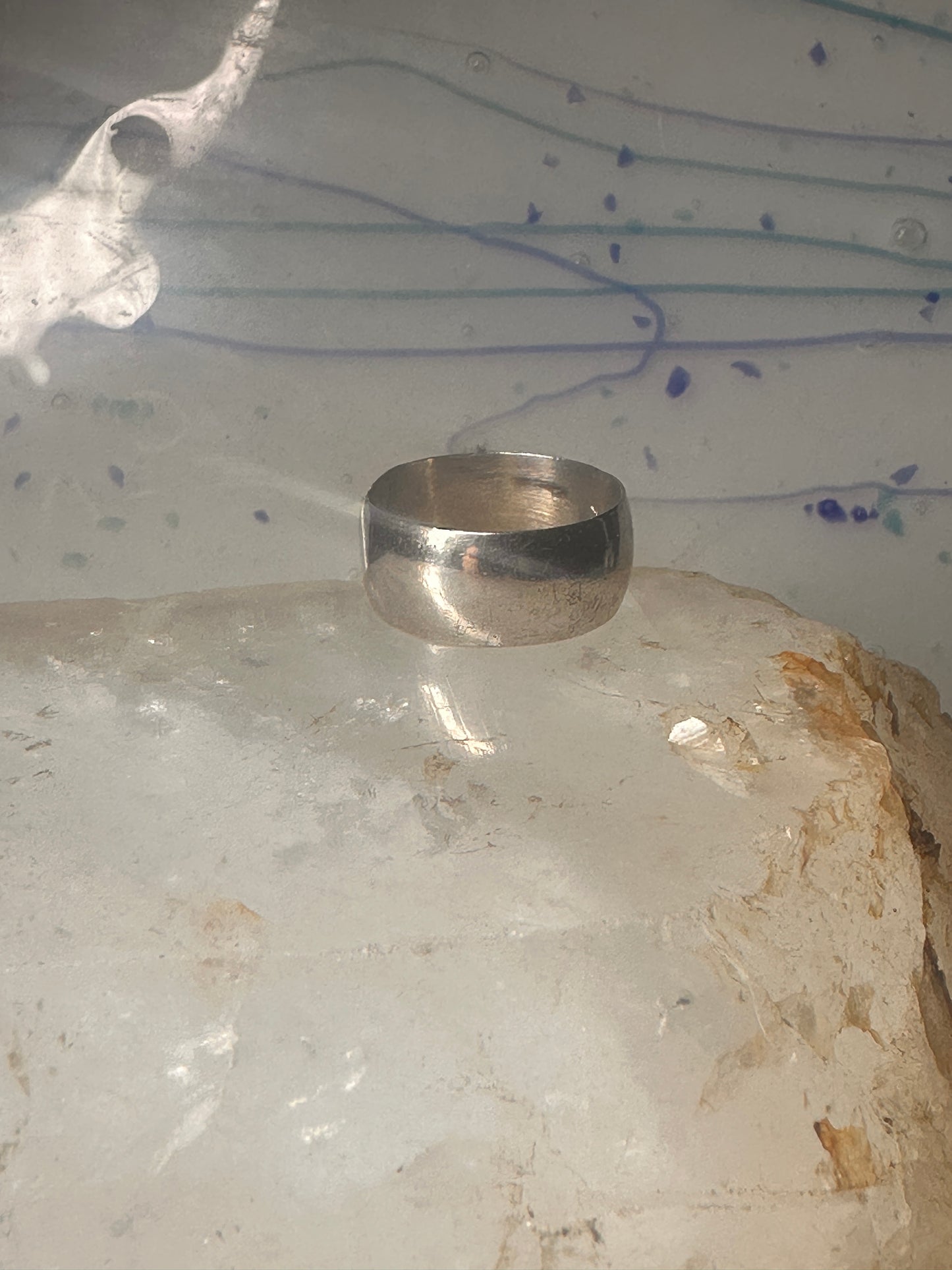 Wedding ring Bell Co band wedding band size 9.75 sterling silver women men&nbsp;