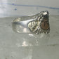 Black Hills Gold ring  size 8.50 floral wedding band sterling silver women men