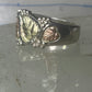 Black Hills Gold ring  size 8.50 floral wedding band sterling silver women men