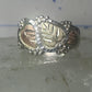Black Hills Gold ring  size 8.50 floral wedding band sterling silver women men