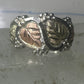 Black Hills Gold ring  size 8.50 floral wedding band sterling silver women men
