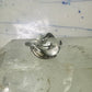 Glass Orb ring Celestial Stars band size 5.75 sterling silver women girls