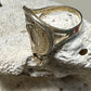Art Nouveau ring lady band circa 1900 ring size 8.25 sterling silver women