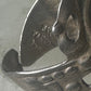 Poison ring Mexico size 9.50 adjustable sterling silver women