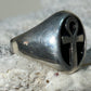 Ankh ring Egyptian long life band size 8 sterling silver women men