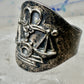 Scales ring Libra Law lawyer band size 6 sterling silver women