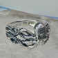 Octopus ring ocean band size 6.75 sterling silver women girls