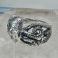Octopus ring ocean band size 6.75 sterling silver women girls