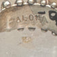 Zuni ring coral needlepoint petite point Size 7.75 sterling silver women Paloma