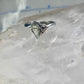 Black Hills Gold ring Double Heart band floral leaves size 5.75 sterling silver women girls
