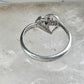 Black Hills Gold ring Double Heart band floral leaves size 5.75 sterling silver women girls