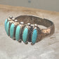 Zuni ring turquoise needlepoint petite point Size 6.5 sterling silver women Paloma