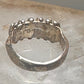 Zuni ring turquoise needlepoint petite point Size 6.5 sterling silver women Paloma
