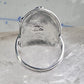Navajo ring black Onyx saddle band size 6 sterling silver women