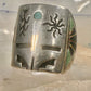 Fernando Benally ring size 8.25 Navajo sterling silver women men