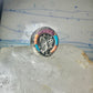 Navajo ring Horseshoe eagle turquoise spiny oyster size 11 sterling silver men