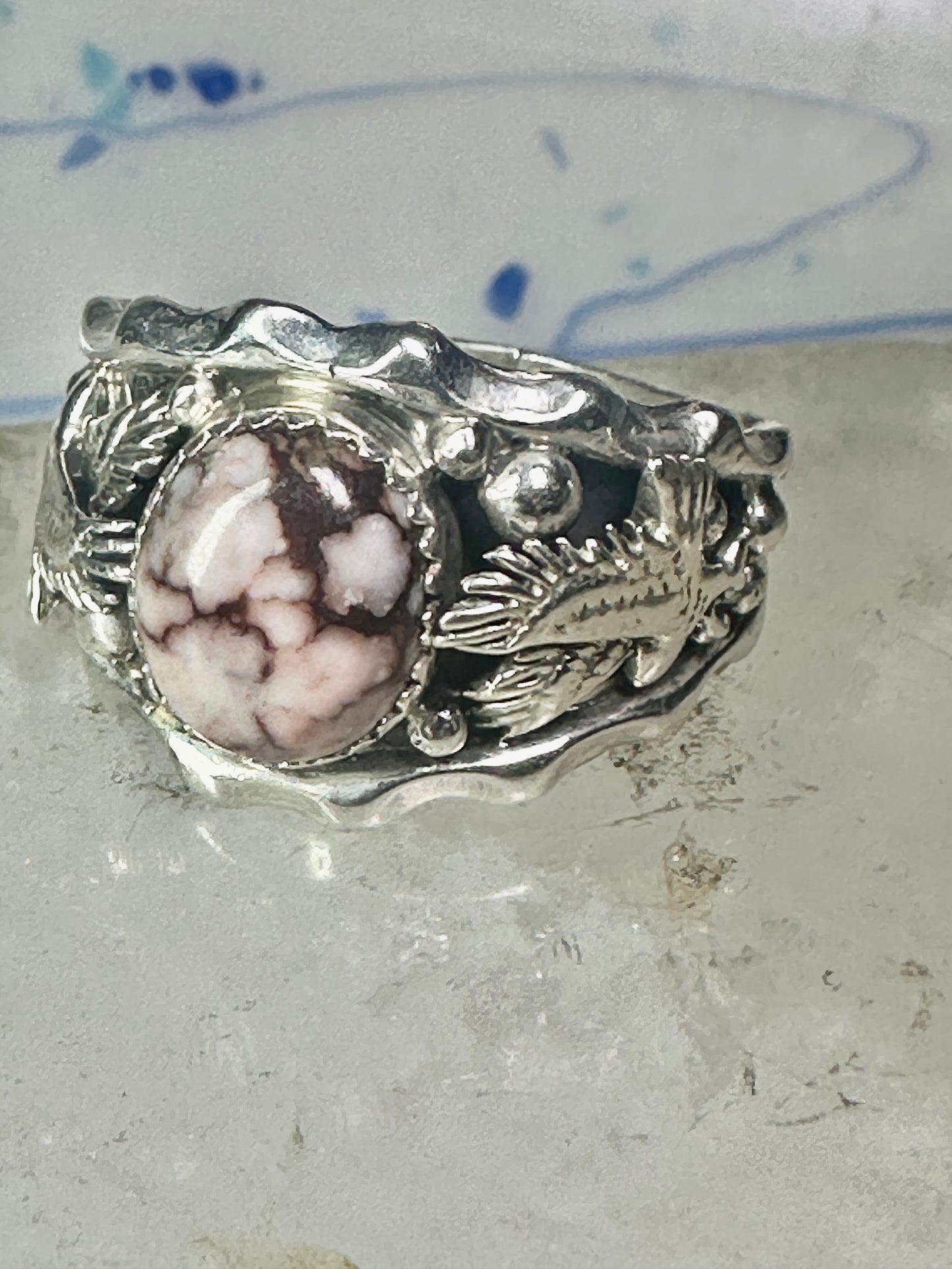 Navajo Eagle ring wildhorse turquoise size 14.50 sterling silver men