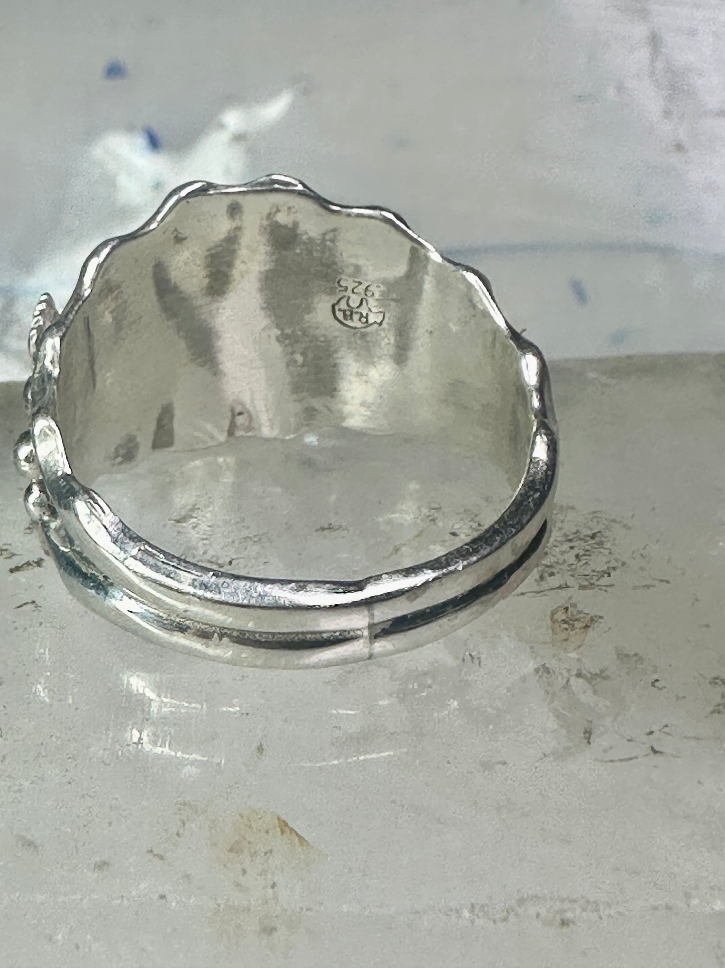 Navajo Eagle ring wildhorse turquoise size 14.50 sterling silver men