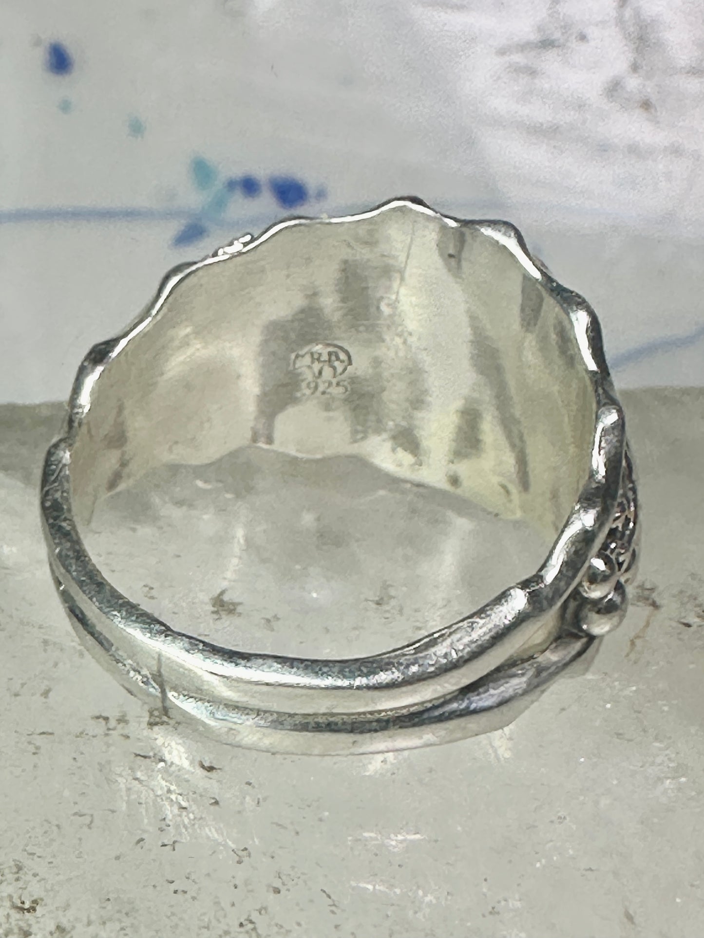 Navajo Eagle ring wildhorse turquoise size 14.50 sterling silver men