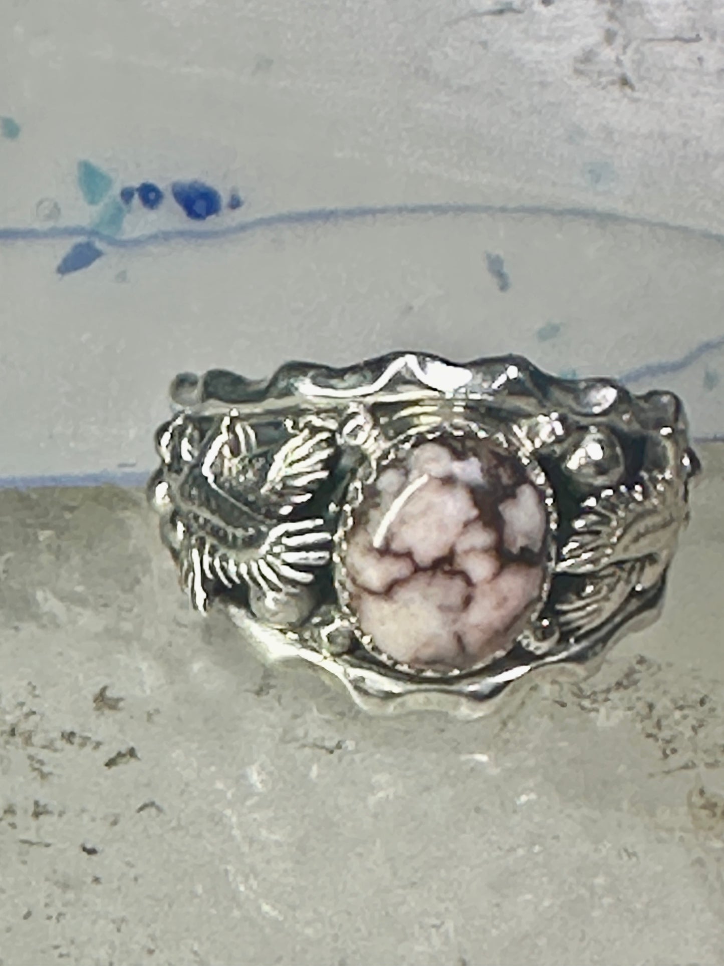Navajo Eagle ring wildhorse turquoise size 14.50 sterling silver men