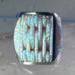 Southwest ring Lab Opal Cobblestone band size 10.75 sterling silver women men