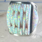 Southwest ring Lab Opal Cobblestone band size 10.75 sterling silver women men