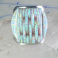 Southwest ring Lab Opal Cobblestone band size 10.75 sterling silver women men