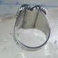Navajo ring Coral band size 10.50 sterling silver stamping  women men