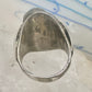 Navajo ring turquoise coral band size 9.75 sterling silver women men