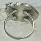 Navajo ring Mudman Kachina turquoise size 6 sterling silver women