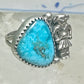 Navajo ring Mudman Kachina turquoise size 6 sterling silver women