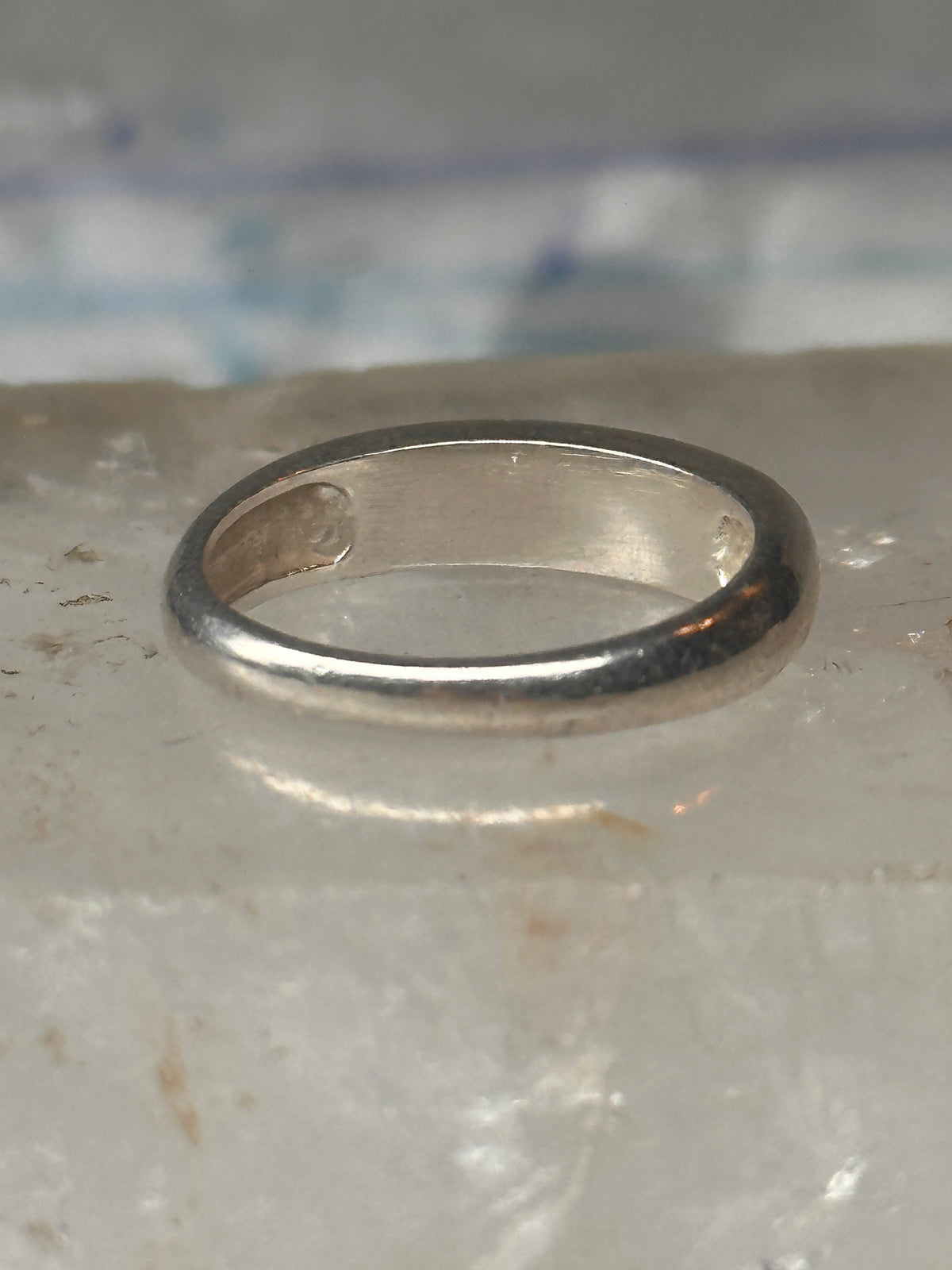 Vintage Carolyn Pollack Sterling Silver Multi Stone Inlay Southwestern Style Band Ring Size 5.75 3.8g 925