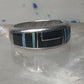 Onyx lab opal ring southwest band size 6.50 women girls