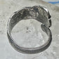 Gorham spoon ring Buttercup flower Band Floral pinky size 4 sterling silver women girl